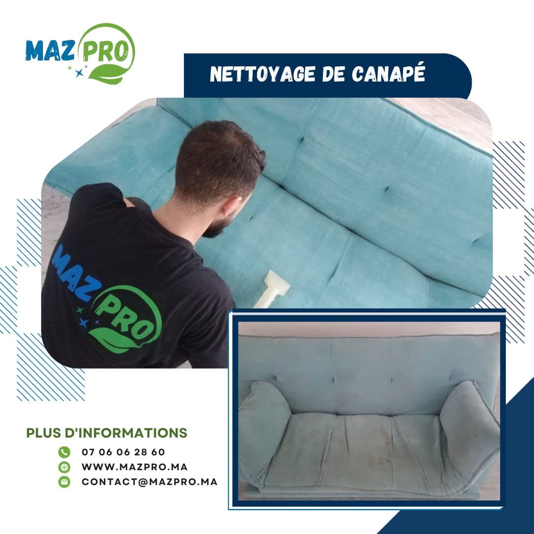 Nettoyage expert de canapés